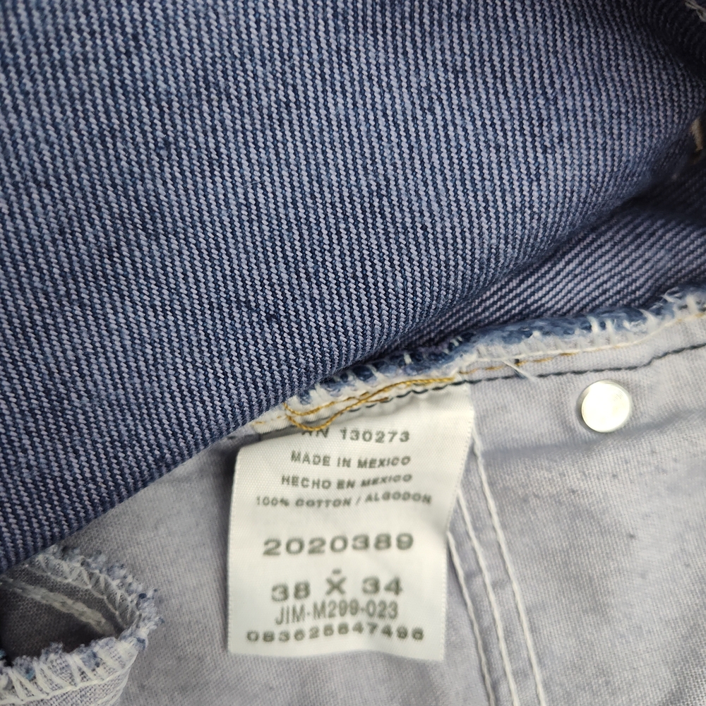 Men's Lee Jeans Size 38x34 Medium Wash - Picture 3 of 3